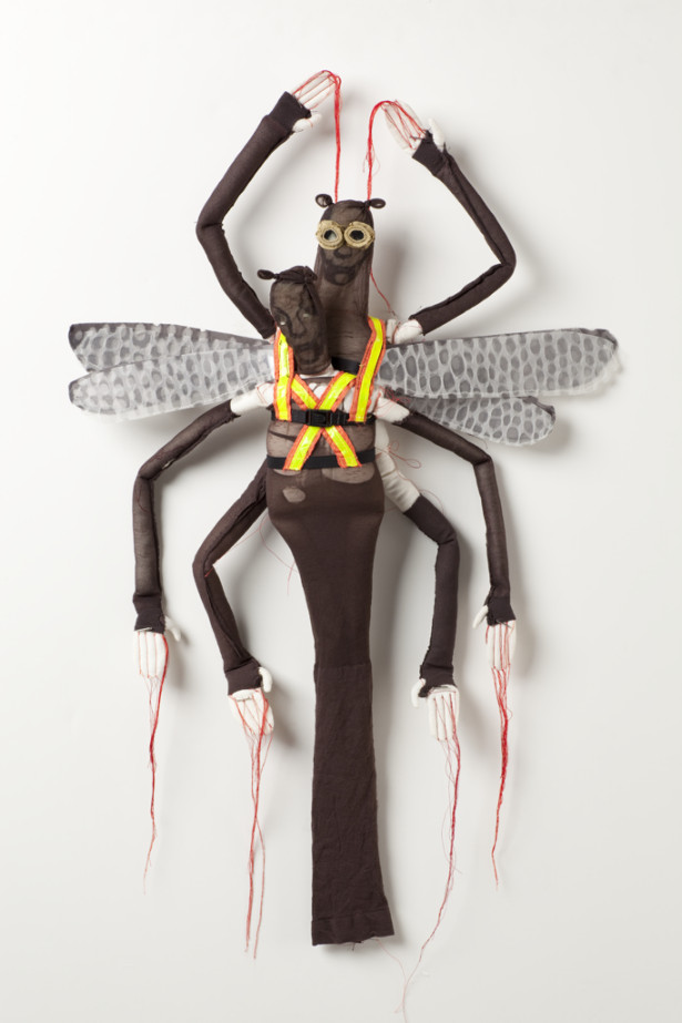 figurative textile sculpture winged Jody MacDonald